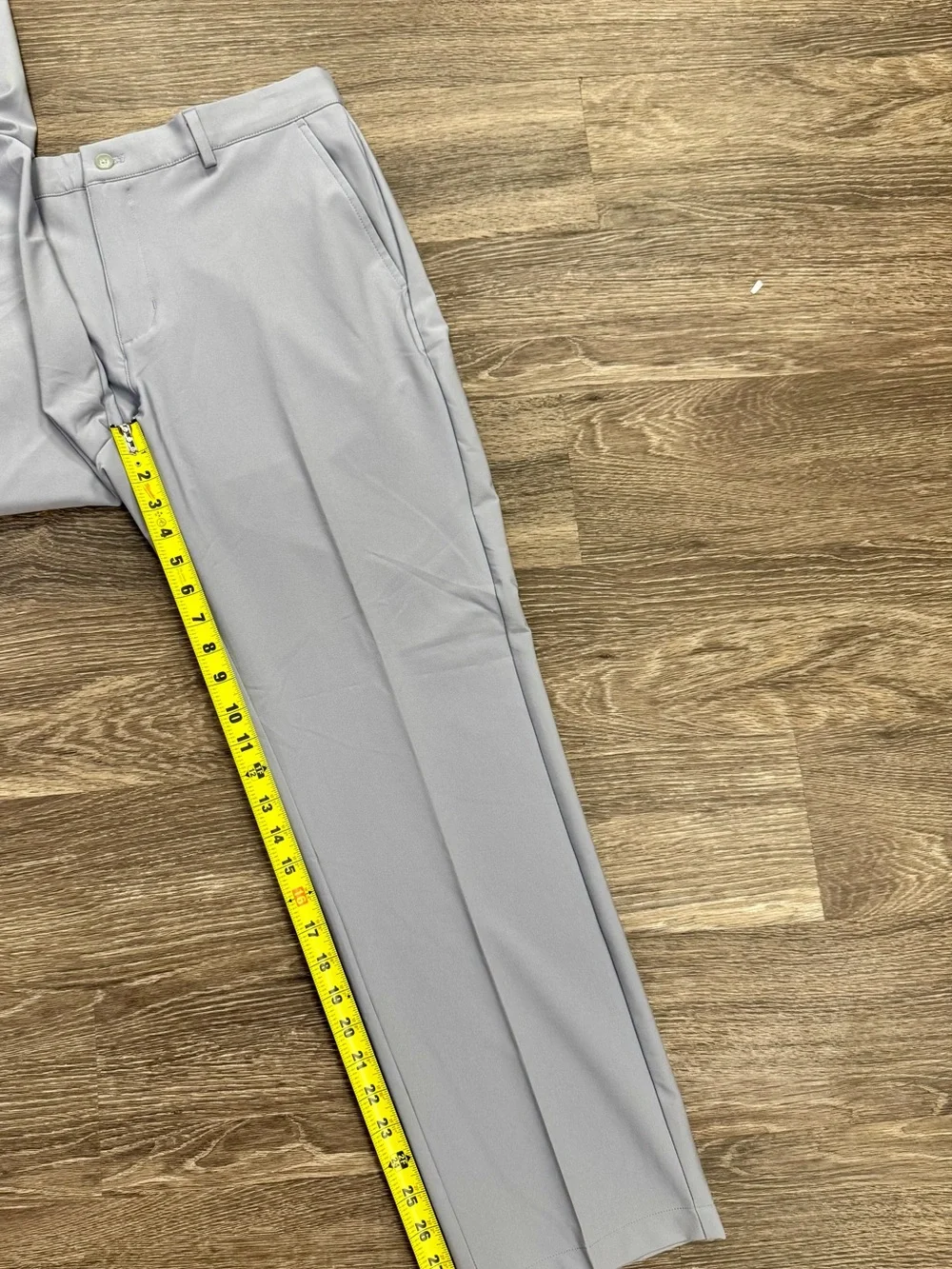 NWT Greg Norman 4-Way Stretch Tech Golf Pants Steel Gray 36x30